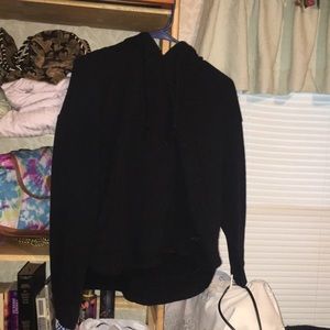 Medium, Black hoodie